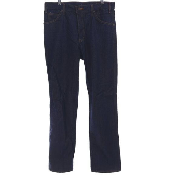 Dickies Men's 34x34 Jeans Dark Rinsed Denim Regular Fit 5-pocket W4164h5 - Picture 6 of 9